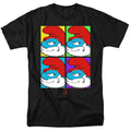 The Smurfs - Tiles #2 - Adult Unisex Short Sleeve T-Shirt - Black