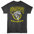 Steppenwolf - Born To Be Wild Wolf - Gray - Front Print Solid Adult Unisex Short Sleeve T-Shirt