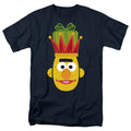 Sesame Street - Christmas Nutcracker Bert - Adult Unisex T-Shirt - Blue