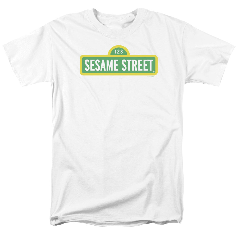 Sesame Street - Logo - Adult Unisex Short Sleeve T-Shirt - White