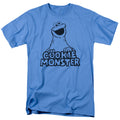 Sesame Street - Vintage Cookie Monster - Adult Unisex T-Shirt - Blue
