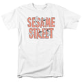 Sesame Street - In Letters - Adult Unisex Short Sleeve T-Shirt - White