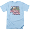Sesame Street - Groovy Group - Adult Unisex Short Sleeve T-Shirt - Blue