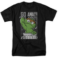 Sesame Street - Go Away - Adult Unisex Short Sleeve T-Shirt - Black