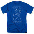 Sesame Street - Simple Cookie - Adult Unisex Short Sleeve T-Shirt - Blue