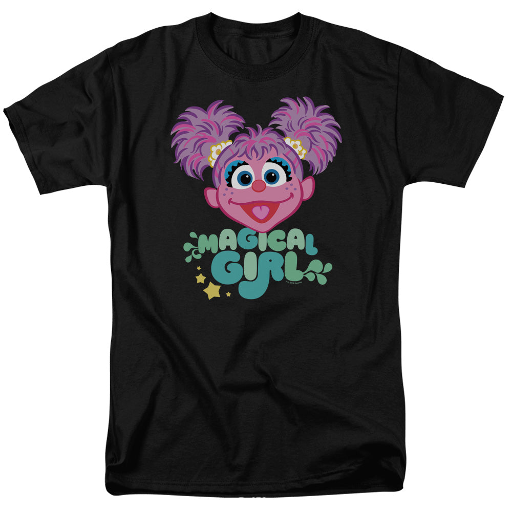 Sesame Street - Magical Girl Abby Cadabby - Adult Unisex T-Shirt - Black