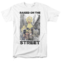 Sesame Street - Raised On The Streets - Adult Unisex T-Shirt - White