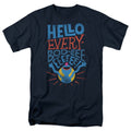 Sesame Street - Grover Hello Everybody - Adult Unisex T-Shirt - Blue