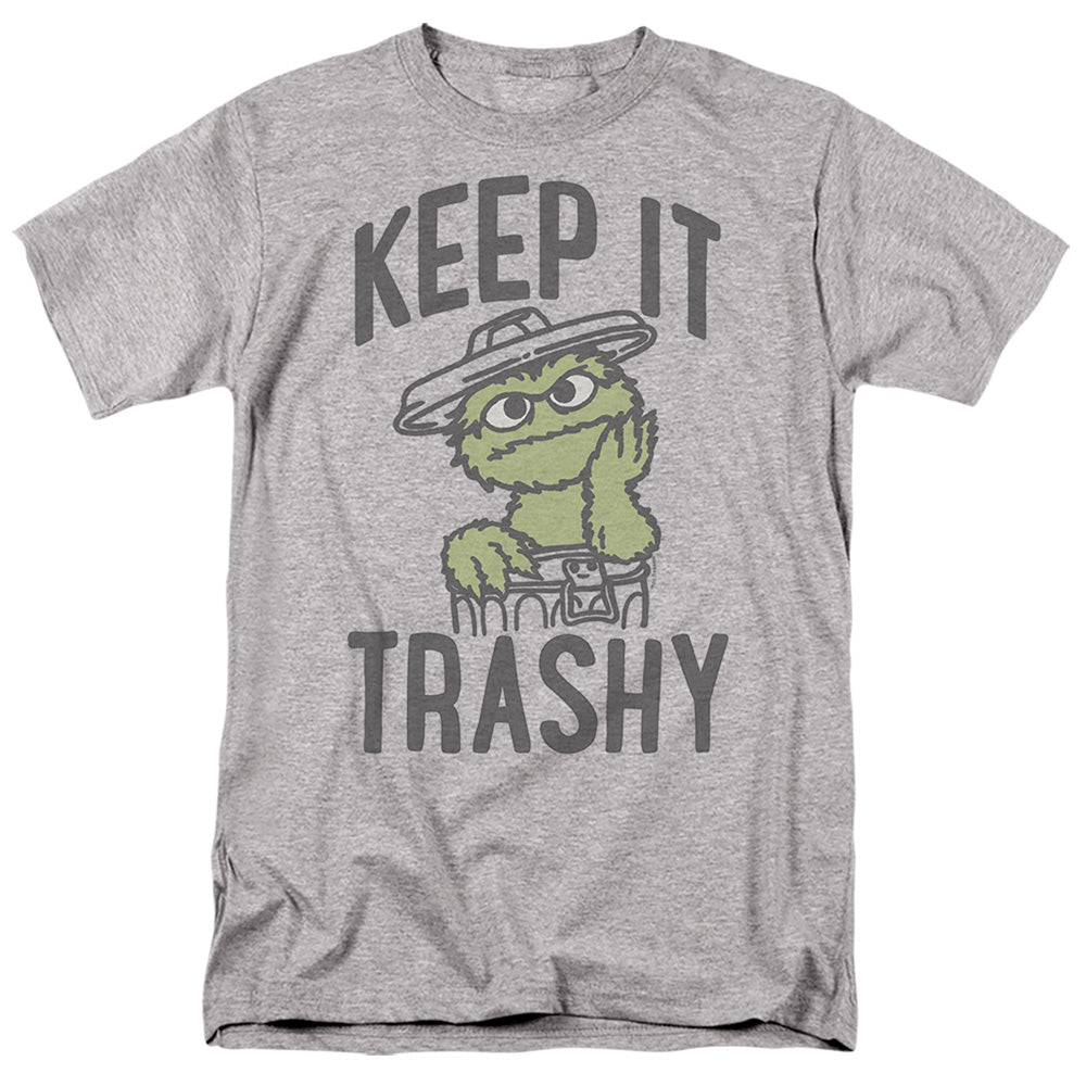 Sesame Street - The In My Hood - Adult Unisex Short Sleeve T-Shirt - Gray