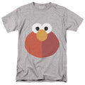 Sesame Street - The Elmo Smile - Adult Unisex Short Sleeve T-Shirt - Gray