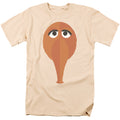 Sesame Street - The Snuffy Smirk - Adult Unisex Short Sleeve T-Shirt - Gray