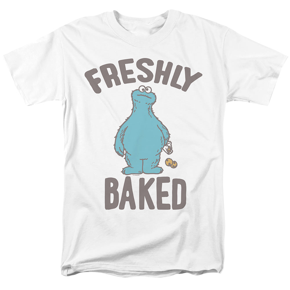 Sesame Street - The Right Out The Oven - Adult Unisex T-Shirt - Gray