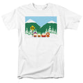 South Park - Bus Stop - Adult Unisex Short Sleeve T-Shirt - White