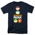 South Park - Solid Circles - Adult Unisex Short Sleeve T-Shirt - Blue