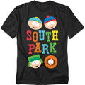 South Park - Best Buds - Adult Unisex Short Sleeve T-Shirt - Black