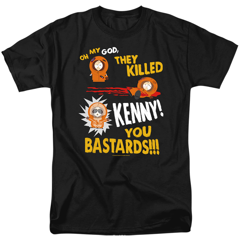 South Park - Dead Kenny - Adult Unisex Short Sleeve T-Shirt - Black