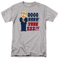 South Park - Oh Jeez - Adult Unisex Short Sleeve T-Shirt - Gray