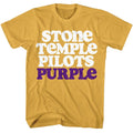 Stone Temple Pilots - Purple - American Classics - Solid Yellow Adult Short Sleeve T-Shirt