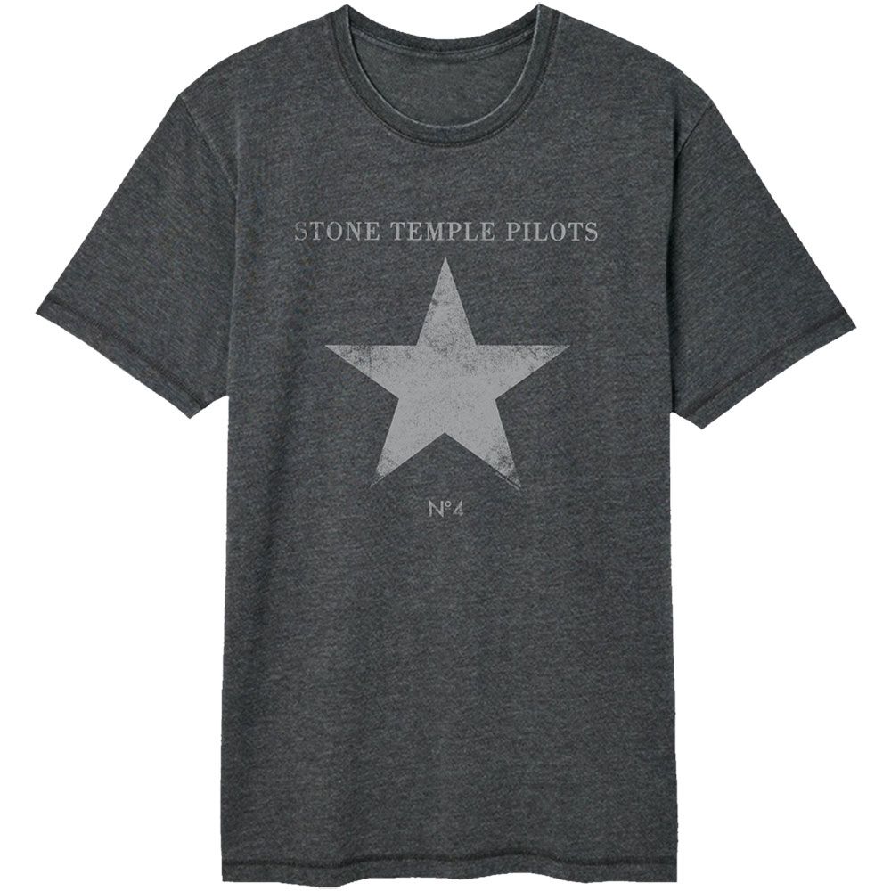 Stone Temple Pilots No 4 Officially Licensed Adult Short Sleeve Vintage Wash T-Shirt