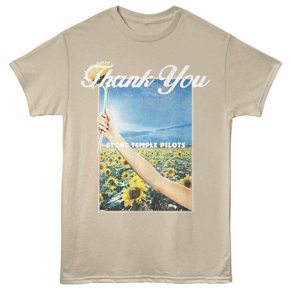 Stone Temple Pilots - Thank You - Adult Unisex Short Sleeve T-Shirt - Sand
