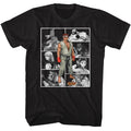 Street Fighter - Fighters In Boxes - American Classics - Solid Black Adult Short Sleeve T-Shirt