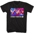 Street Fighter - Luke And Jamie - American Classics - Solid Black Adult Short Sleeve T-Shirt