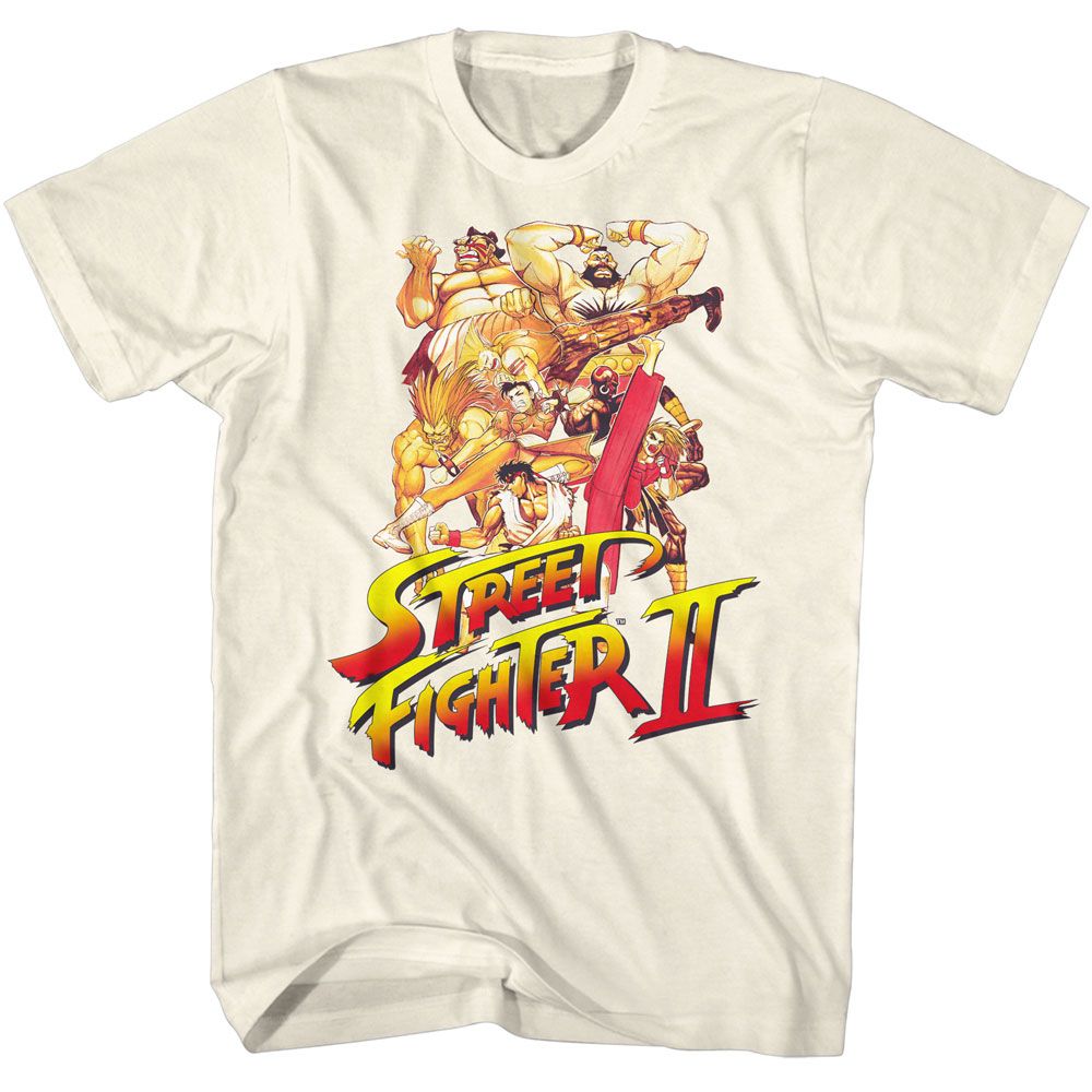 Street Fighter - So Many Poses - Officially Licensed Adult Short Sleeve T-Shirt
