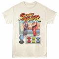 Street Fighter - Game Buttons - Adult Unisex Short Sleeve T-Shirt - Natural