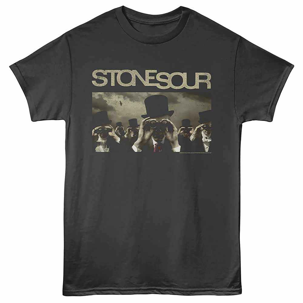 Stone Sour - Come Whatever May - Front Print Adult Short Sleeve Solid T-Shirt - Smoke