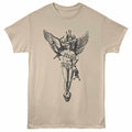 Stone Sour - Angel - Front Print Adult Short Sleeve Solid T-Shirt - Sand