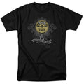 Sun Records - Rockin Scrolls - Adult Unisex Short Sleeve T-Shirt - Black
