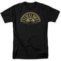Sun Records - Tattered Logo - Adult Unisex Short Sleeve T-Shirt - Black