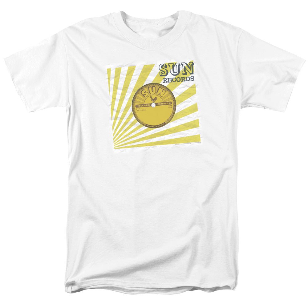 Sun Records - Fourty Five - Adult Unisex Short Sleeve T-Shirt - White