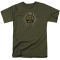Sun Records - Rock Heraldry - Adult Unisex Short Sleeve T-Shirt - Green