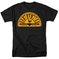 Sun Records - Traditional Logo - Adult Unisex Short Sleeve T-Shirt - Black
