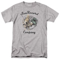 Sun Records - Rockin Rooster Logo - Adult Unisex Short Sleeve T-Shirt - Gray