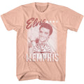 Elvis Presley - Sun Records Memphis - American Classics - Solid Orange Adult Short Sleeve T-Shirt
