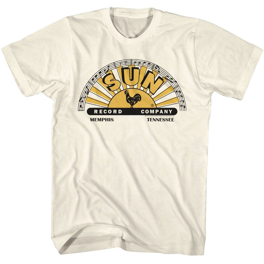 Sun Records - Logo With Offset Color - Officially Licensed Adult Short Sleeve T-Shirt