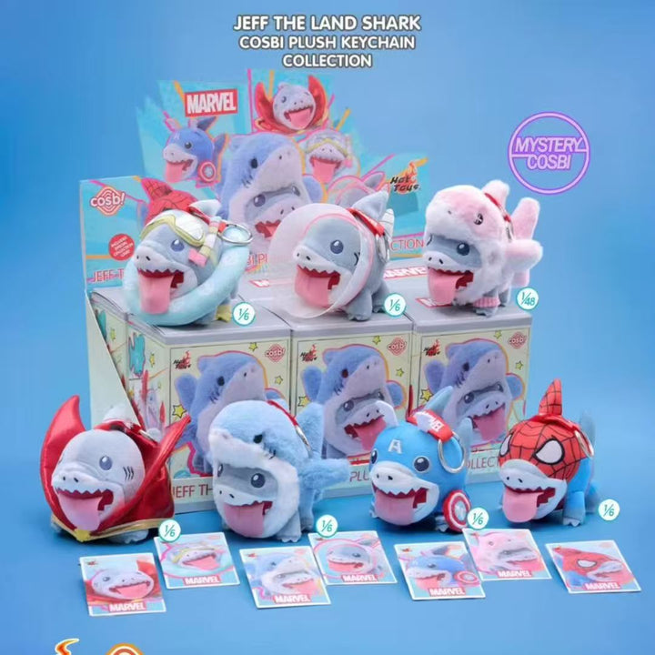 Hot Toys - Marvel Rivals - Jeff the Land Shark - Cosbi Plush Keychain