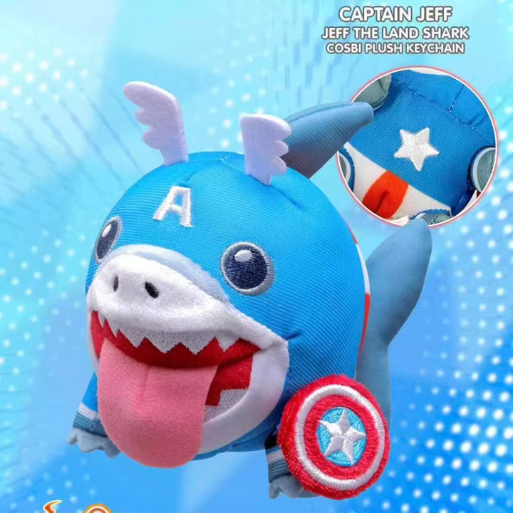 Hot Toys - Marvel Rivals - Jeff the Land Shark - Cosbi Plush Keychain