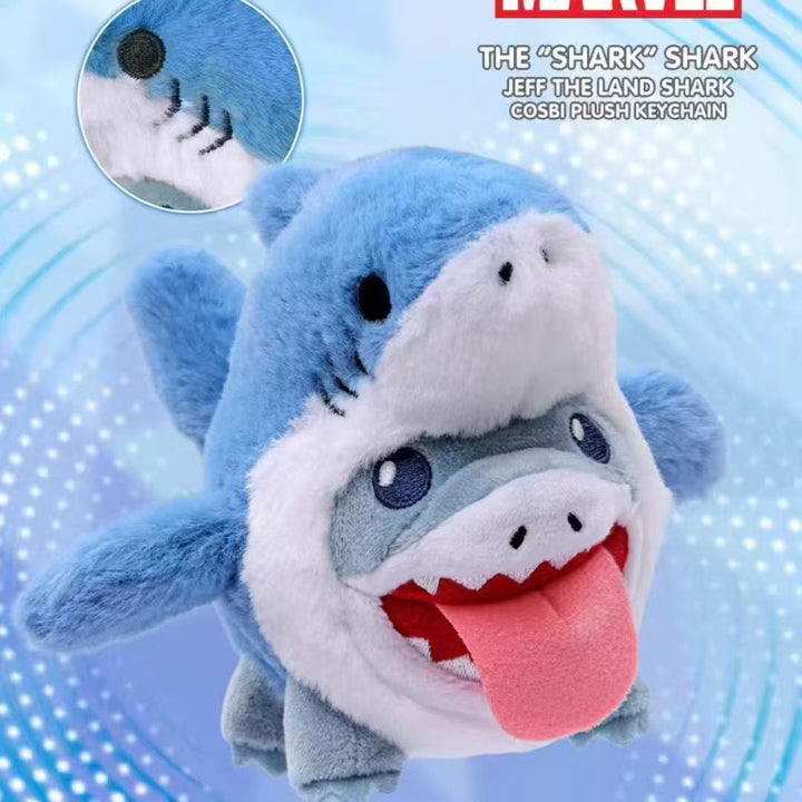 Hot Toys - Marvel Rivals - Jeff the Land Shark - Cosbi Plush Keychain