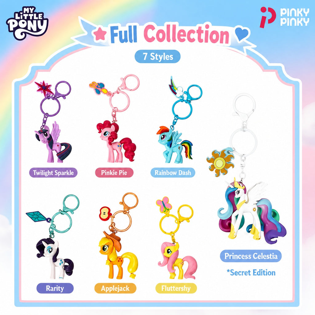 Pinky Pinky - My Little Pony - 3D Figure Keychain Blind Box