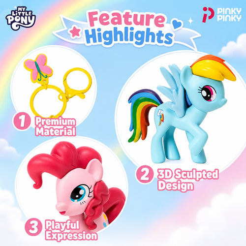 Pinky Pinky - My Little Pony - 3D Figure Keychain Blind Box