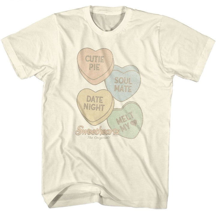 Sweethearts - Four Hearts - American Classics - Adult Short Sleeve T-Shirt