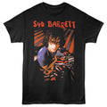 Syd Barrett - Stripey - American Classics - Black Solid Adult Short Sleeve T-Shirt