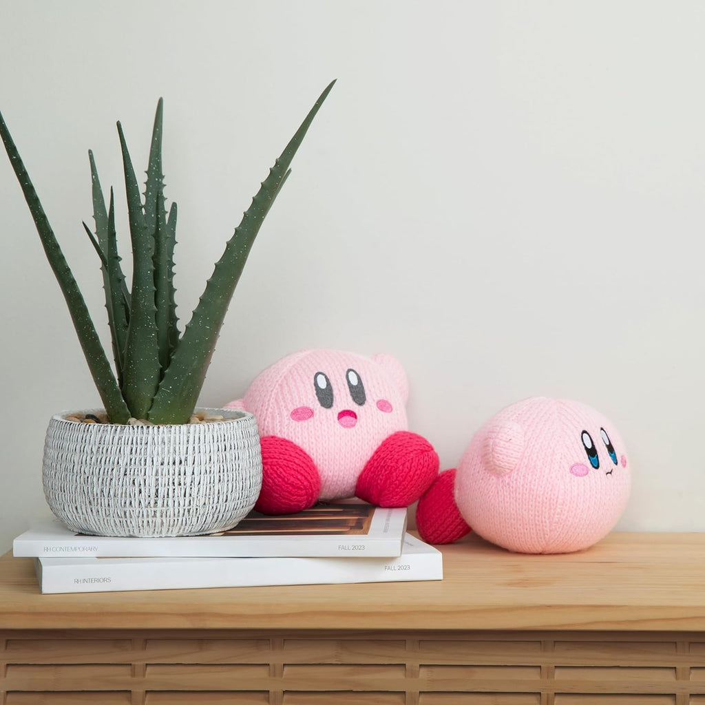 Nuiguru Knit Kirby - Waving Kirby - Plush Toy - 6 Inch