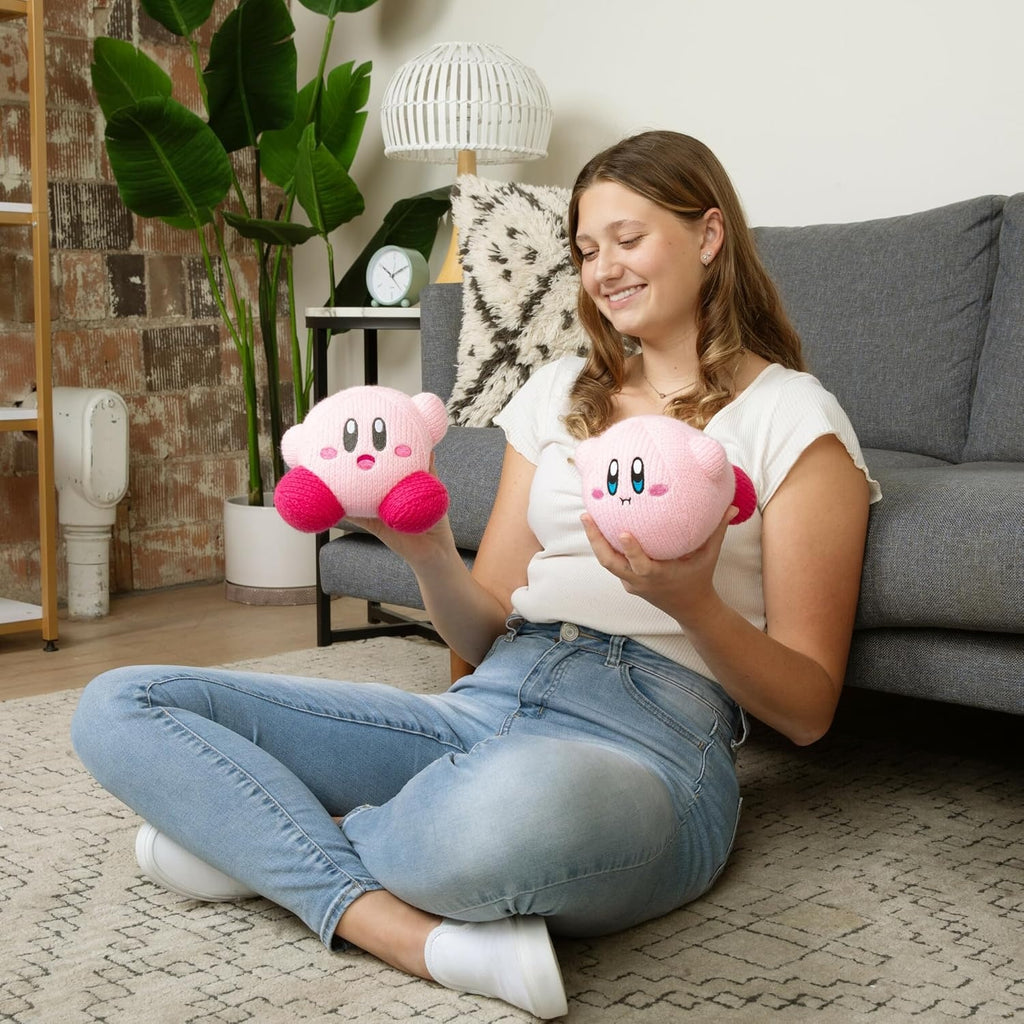 Nuiguru Knit Kirby - Hovering Kirby - Plush Toy - 6 Inch