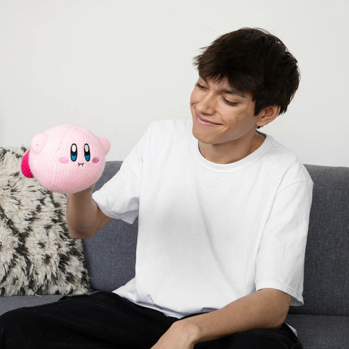 Nuiguru Knit Kirby - Hovering Kirby - Plush Toy - 6 Inch