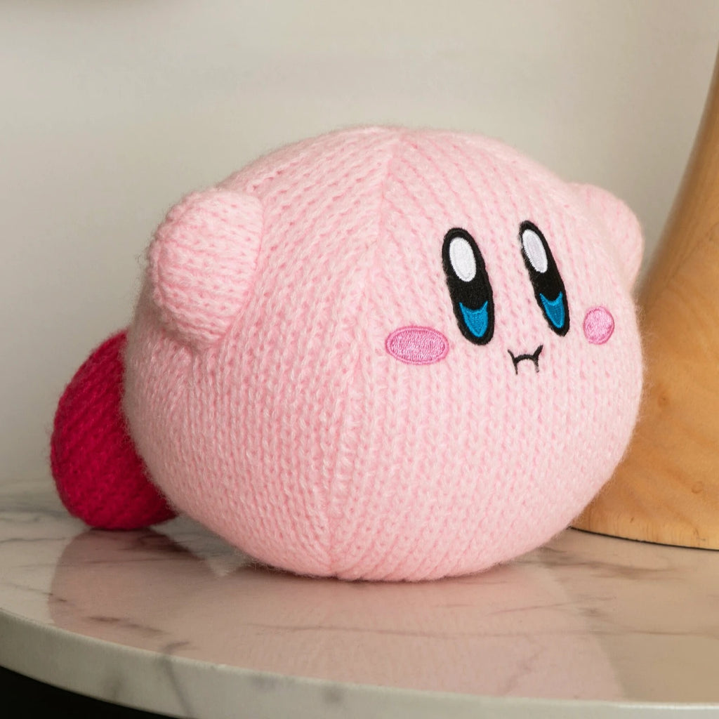 Nuiguru Knit Kirby - Hovering Kirby - Plush Toy - 6 Inch