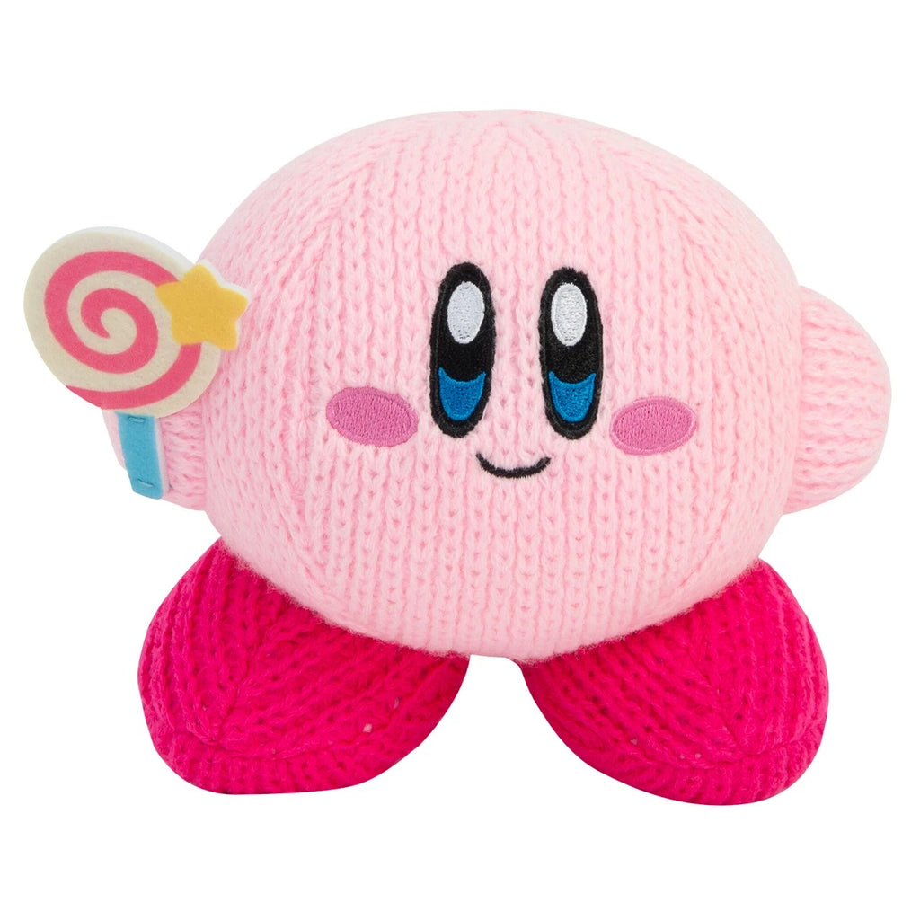 Nuiguru Knit Kirby - Kirby With Invincible Candy - Plush Toy - 6 Inch